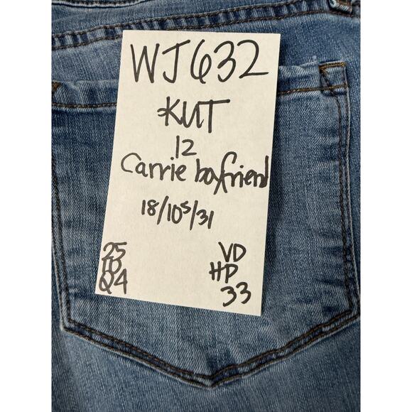 Kut from the Kloth Jeans Women's 12 Carrie Boyfrien - Picture 3 of 8